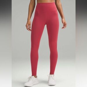 Like New Lululemon Wunder Train High-Rise Tight 28” Size 2 Vintage Rose